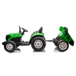 Elektrický Traktor s vlečkou HC-306 - 24V zelený